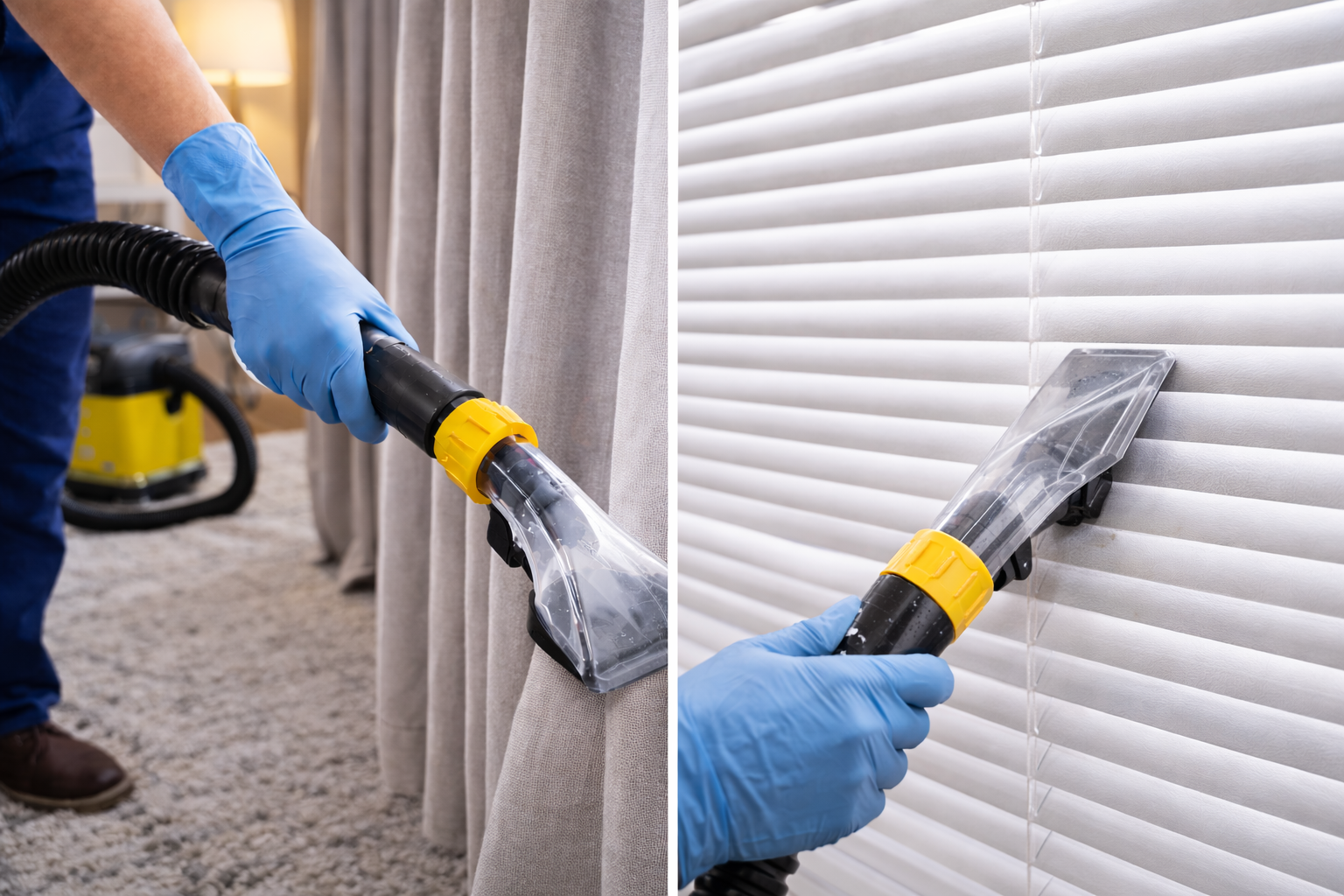 Limpeza de Cortinas e Persianas