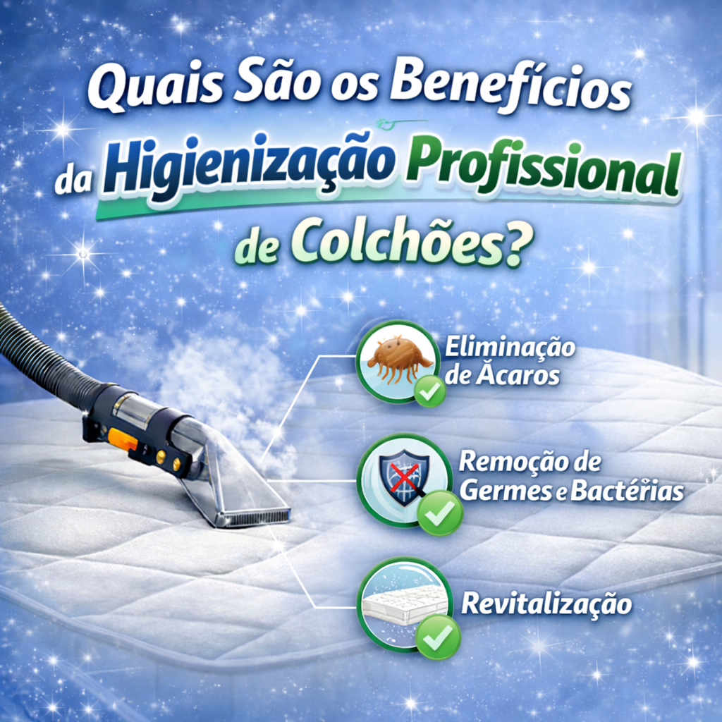 Quais São os Benefícios da Higienização Profissional de Colchões? Quais São os Benefícios da Higienização Profissional de Colchões?
